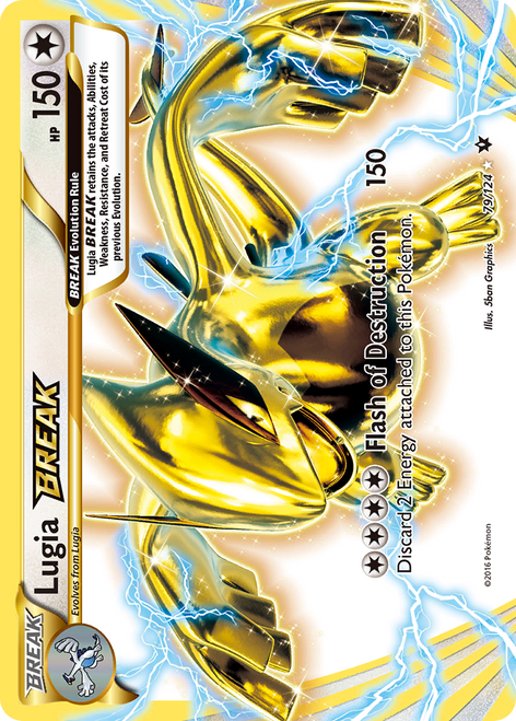 Lugia BREAK 79/124 - Fates Collide Holofoil (LP)