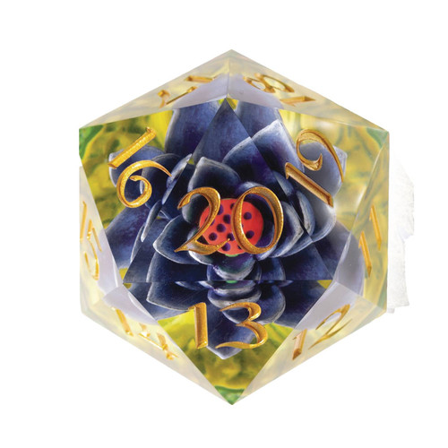 Sirius Dice: Magic: The Gathering - Black Lotus - 54MM D20 Spindown (Ding & Dent)