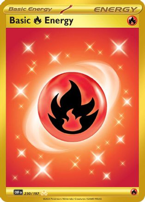 Basic Fire Energy 230 - SV03 Obsidian Flames Holofoil (LP)