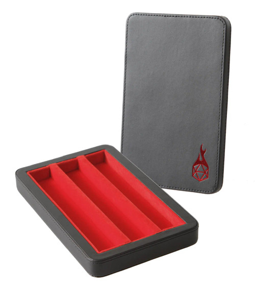 Forged Gaming: The Reliquary - 3-Row Premium Dice Case (Red)