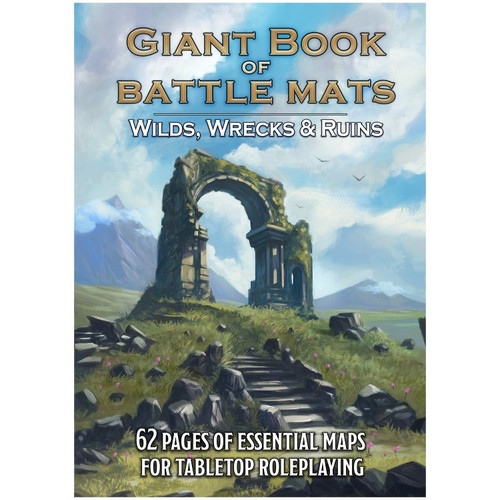 Giant Book of Battle Mats: Wilds, Wrecks & Ruins