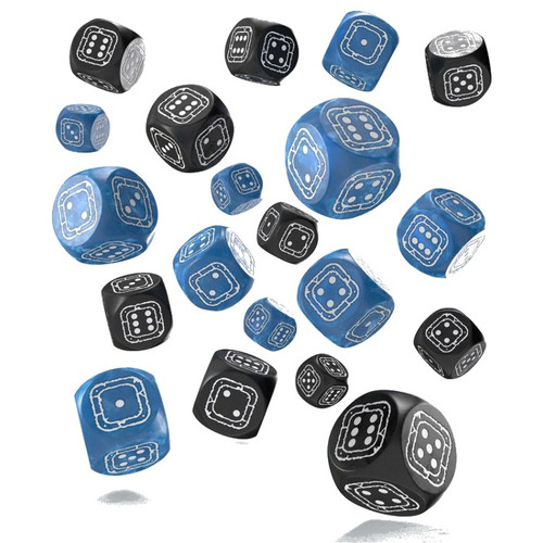 Fortress Compact D6: Black & Blue (20ct)