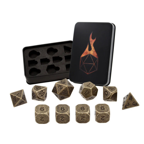 Forged Gaming: Thieves Gold Set of 10 Metal Dice