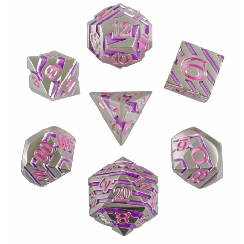 Forged Gaming: Unicorn Horn Set of 7 Metal Dice