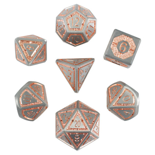 Forged Gaming: Celestial Artifact 7-Piece Metal Dice Set