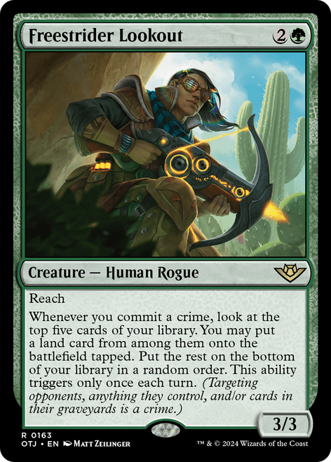 Freestrider Lookout (OTJ-163) - Outlaws of Thunder Junction Foil