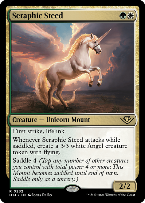 Seraphic Steed (OTJ-232) - Outlaws of Thunder Junction