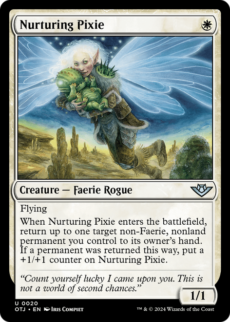 Nurturing Pixie (OTJ-020) - Outlaws of Thunder Junction Foil