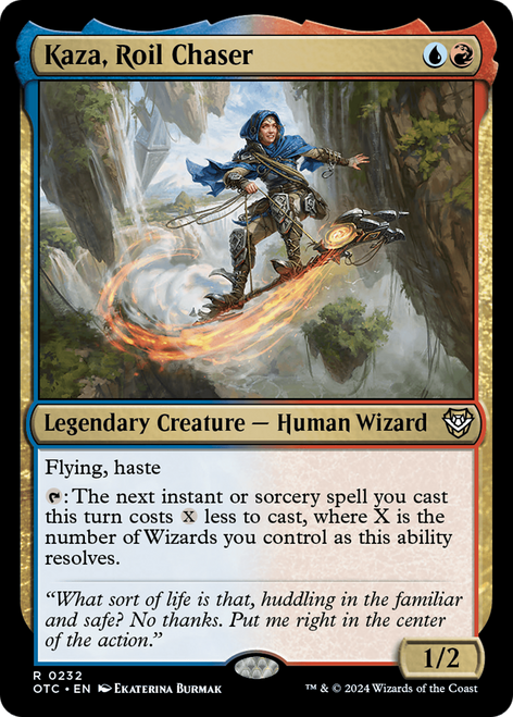 Kaza, Roil Chaser (OTC-232) - Outlaws of Thunder Junction Commander