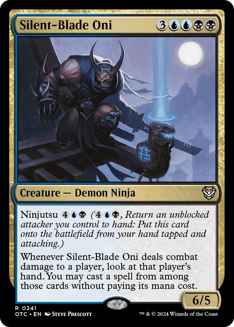 Silent-Blade Oni (OTC-241) - Outlaws of Thunder Junction Commander