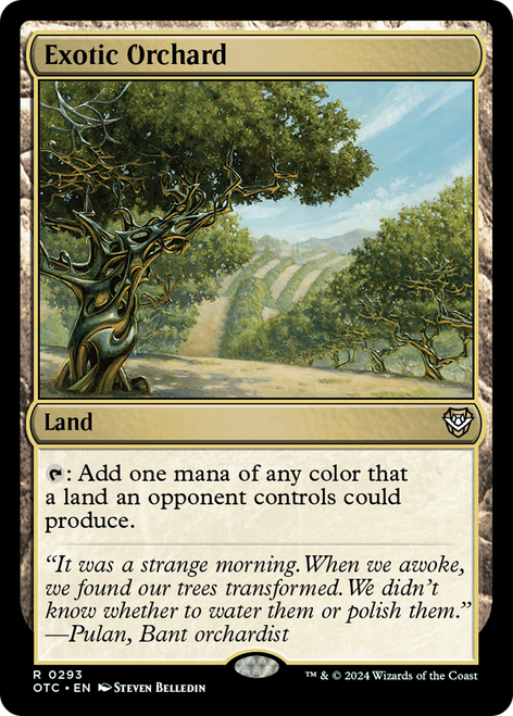 Exotic Orchard (OTC-293) - Outlaws of Thunder Junction Commander