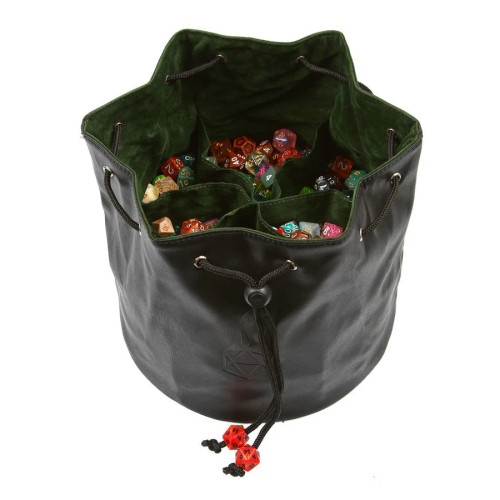Forged Gaming: Pouch of the Endless Hoard Dice Bag (Black/Green)