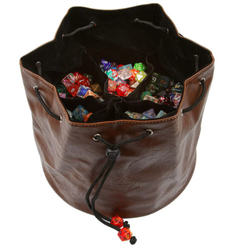 Forged Gaming: Pouch of the Endless Hoard Dice Bag (Brown/Black)