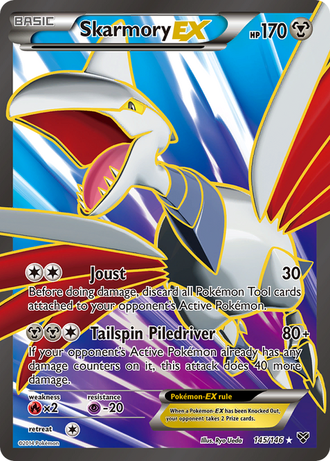 Skarmory-EX 145/146 - XY Holofoil (LP)