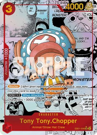 Tony Tony.Chopper (Alternate Art) (Manga) (EB01-006) Extra Booster: Memorial Collection Foil