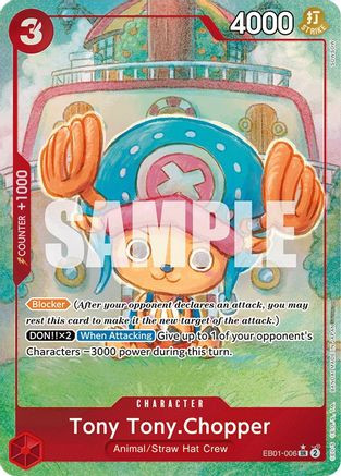 Tony Tony.Chopper (Alternate Art) (EB01-006) Extra Booster: Memorial Collection Foil