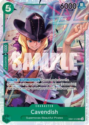 Cavendish (EB01-012) Extra Booster: Memorial Collection Foil
