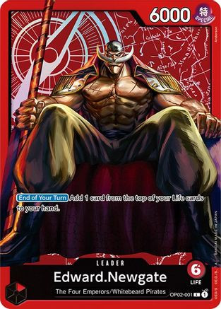 Edward.Newgate (Special Goods Set -Former Four Emperors-) (OP02-001) One Piece Promotion Cards Foil