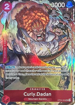 Curly.Dadan (Premium Card Collection -Best Selection Vol. 1-) (OP02-005) One Piece Promotion Cards Foil