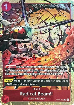 Radical Beam!! (Premium Card Collection -Best Selection Vol. 1-) (OP01-029) One Piece Promotion Cards Foil