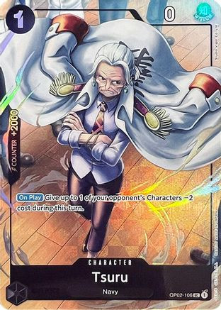 Tsuru (Premium Card Collection -Best Selection Vol. 1-) (OP02-106) One Piece Promotion Cards Foil