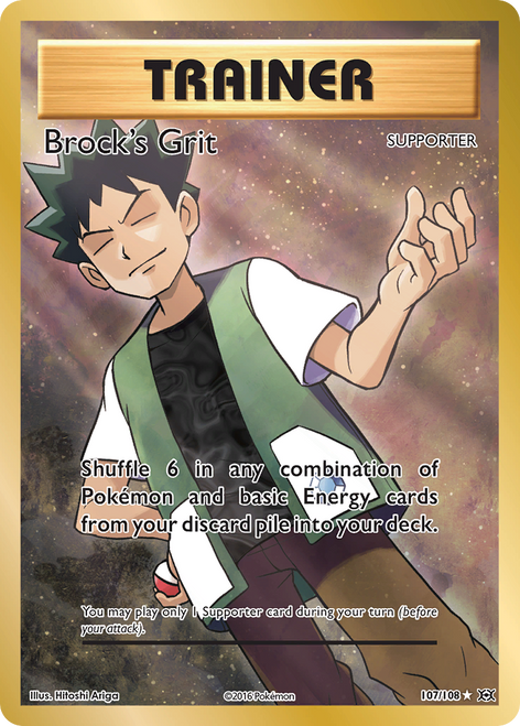 Brock's Grit 107/108 - Evolutions Holofoil (LP)
