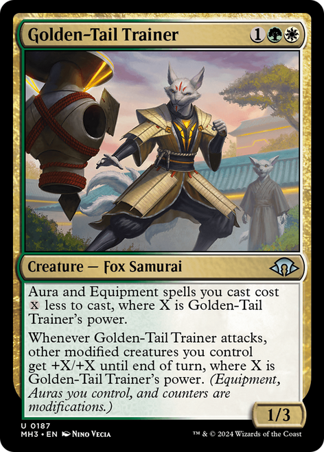 Golden-Tail Trainer (MH3-187) - Modern Horizons 3