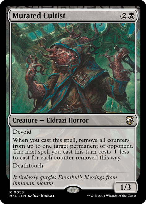 Mutated Cultist (M3C-053) - Modern Horizons 3 Commander: (devoid)