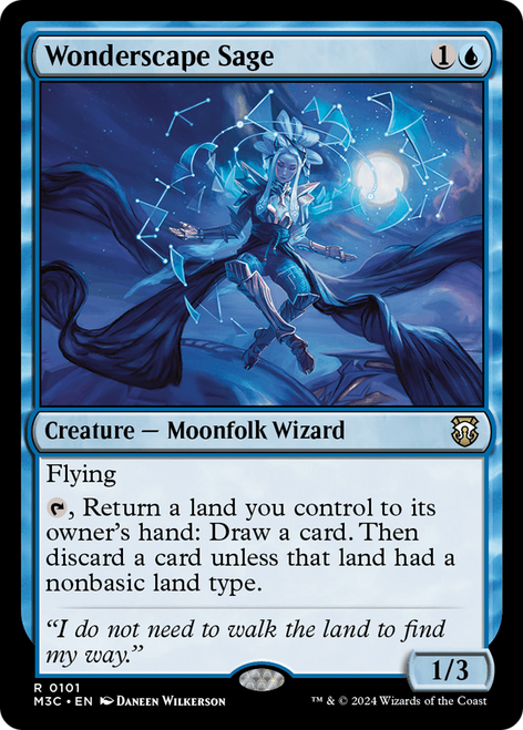 Wonderscape Sage (M3C-101) - Modern Horizons 3 Commander Foil