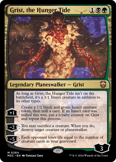 Grist, the Hunger Tide (M3C-264) - Modern Horizons 3 Commander Foil