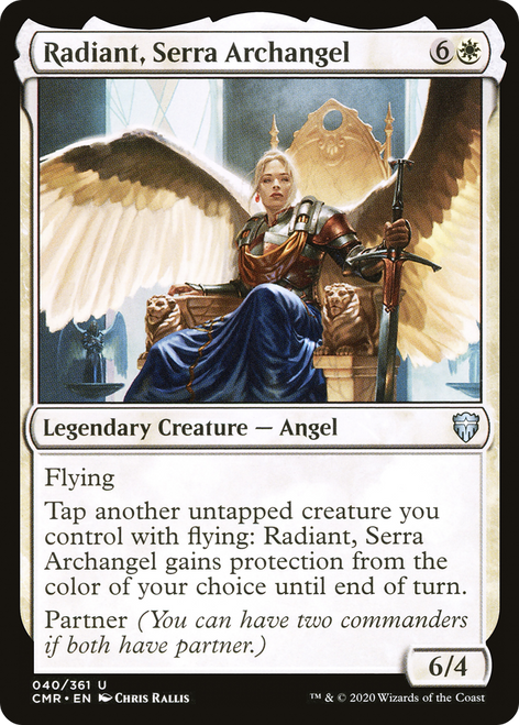 Radiant, Serra Archangel (CMR-040) - Commander Legends Foil