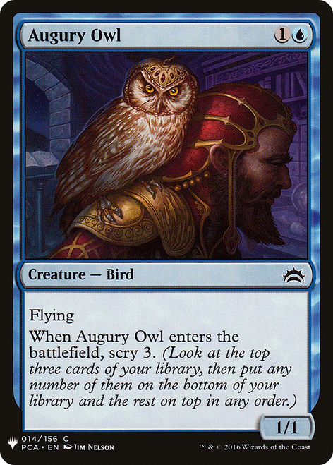 Augury Owl (LIST-PCA-14) - The List