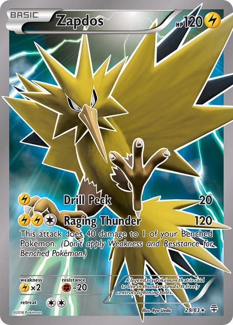 Zapdos 29/83 - Generations Holofoil (LP)