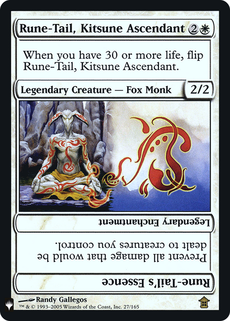 Rune-Tail, Kitsune Ascendant // Rune-Tail's Essence (PLST-SOK-27) - The List