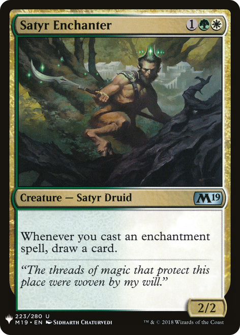 Satyr Enchanter (LIST-M19-223) - The List
