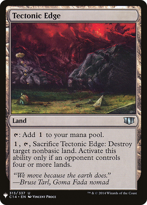 Tectonic Edge (LIST-C14-313) - The List