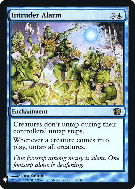 Intruder Alarm (LIST-8ED-86) - The List Foil