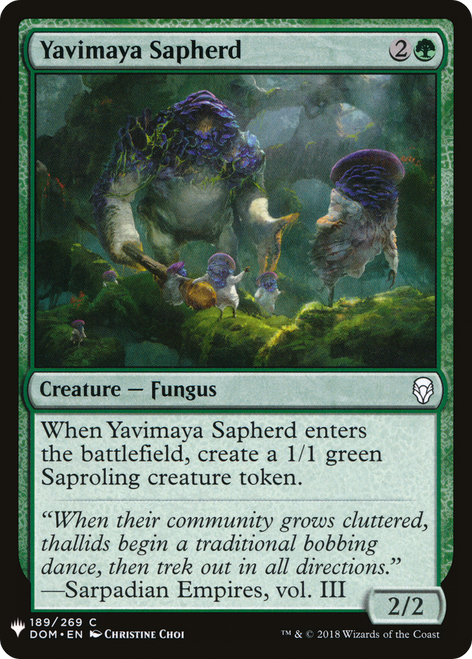 Yavimaya Sapherd (LIST-DOM-189) - The List