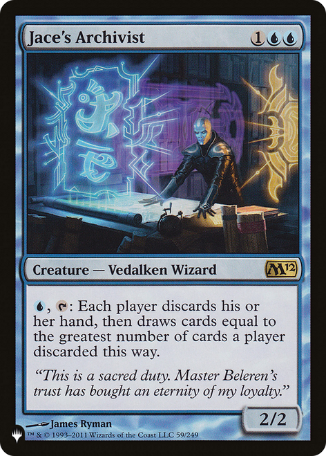 Jace's Archivist (LIST-M12-59) - The List