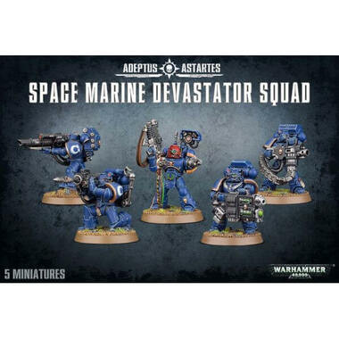 Warhammer 40K: Adeptus Astartes - Space Marine Devastator Squad