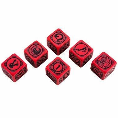 Battletech: House Kurita D6 Dice Set (6ct)