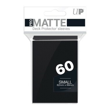 Ultra Pro Sleeves: Black - Small, PRO-Matte (60ct)