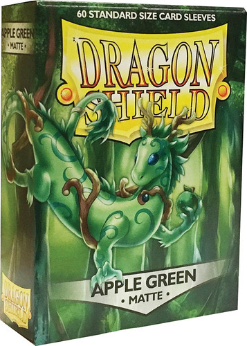 Dragon Shield Matte Apple Green Standard Size Card Sleeves (60ct)
