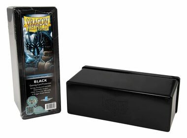 Dragon Shield 4 Compartment Card Box - Black