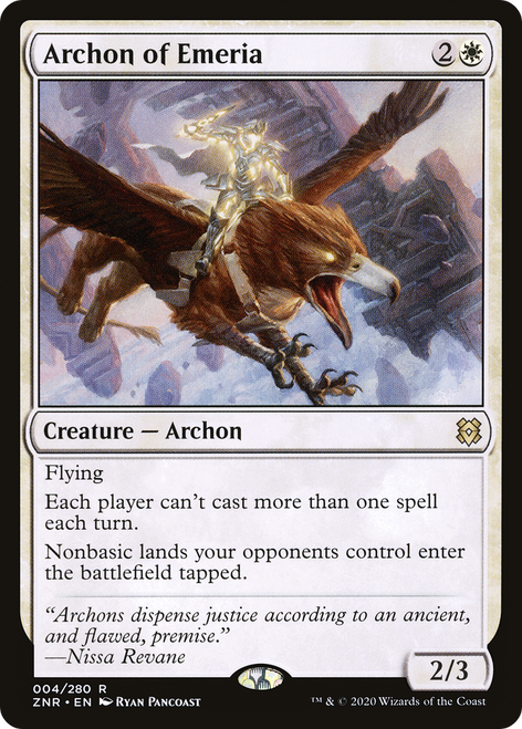 Archon of Emeria (ZNR-004) - Zendikar Rising