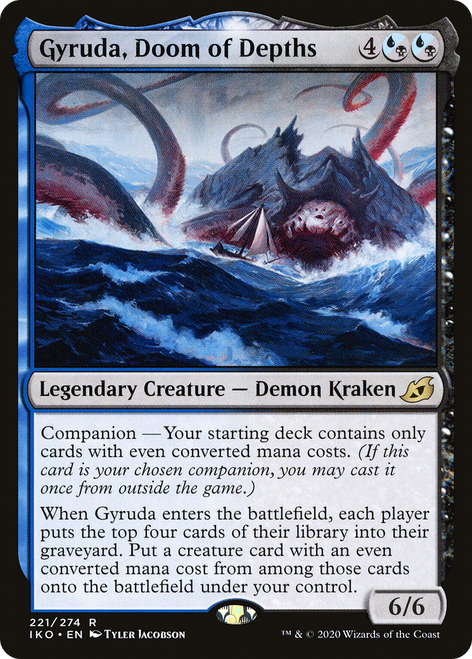 Gyruda, Doom of Depths (IKO-221) - Ikoria: Lair of Behemoths: (companion)