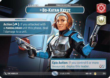 Bo-Katan Kryze - Princess in Exile (Showcase) (274) - Shadows of the Galaxy