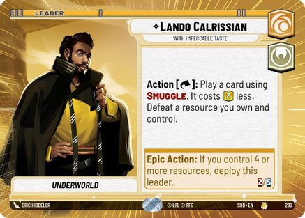 Lando Calrissian - With Impeccable Taste (Hyperspace) (296) - Shadows of the Galaxy