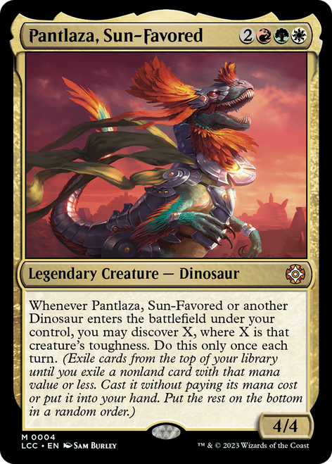 Pantlaza, Sun-Favored (LCC-004) - The Lost Caverns of Ixalan Commander Foil (LP)