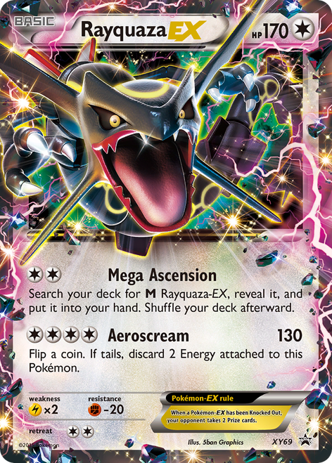 Rayquaza-EX XY69/211 - XY Black Star Promos Holofoil (LP)